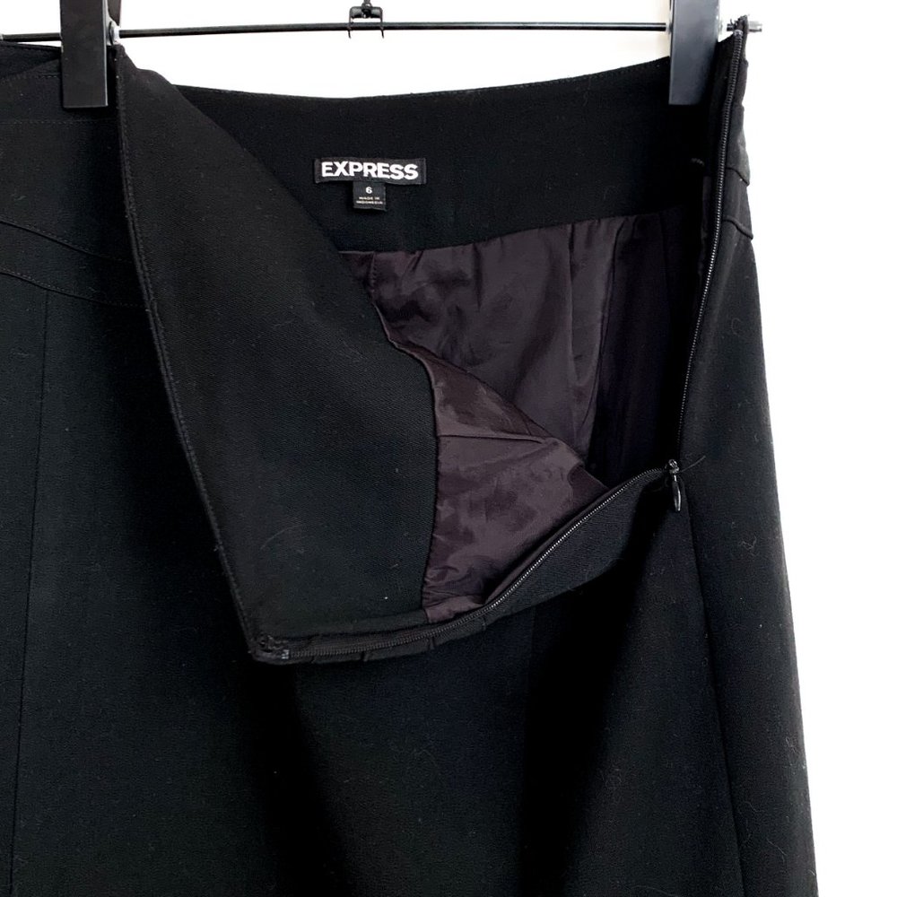 express classic black pencil skirt size 6 - Picture 6 of 9